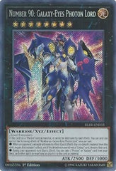 Number 90: Galaxy-Eyes Photon Lord [BLRR-EN033] Secret Rare | North Game Den