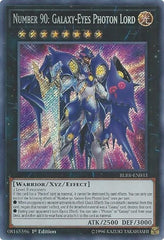 Number 90: Galaxy-Eyes Photon Lord [BLRR-EN033] Secret Rare | North Game Den