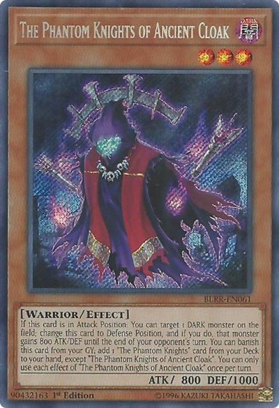 The Phantom Knights of Ancient Cloak [BLRR-EN061] Secret Rare | North Game Den