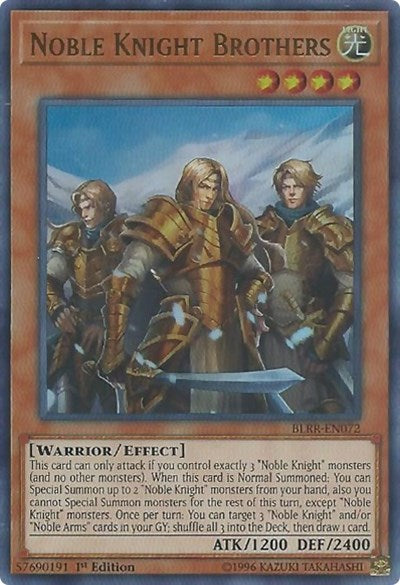 Noble Knight Brothers [BLRR-EN072] Ultra Rare | North Game Den