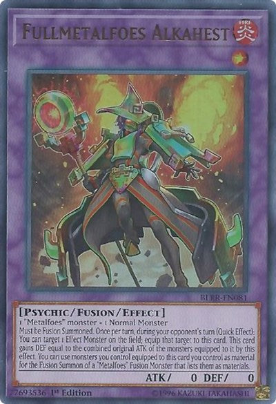 Fullmetalfoes Alkahest [BLRR-EN081] Ultra Rare | North Game Den