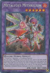 Metalfoes Mithrilium [BLRR-EN082] Secret Rare | North Game Den