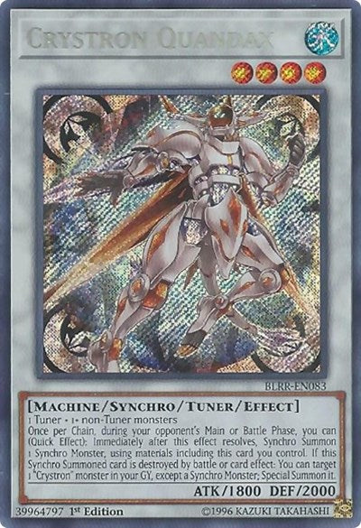 Crystron Quandax [BLRR-EN083] Secret Rare | North Game Den