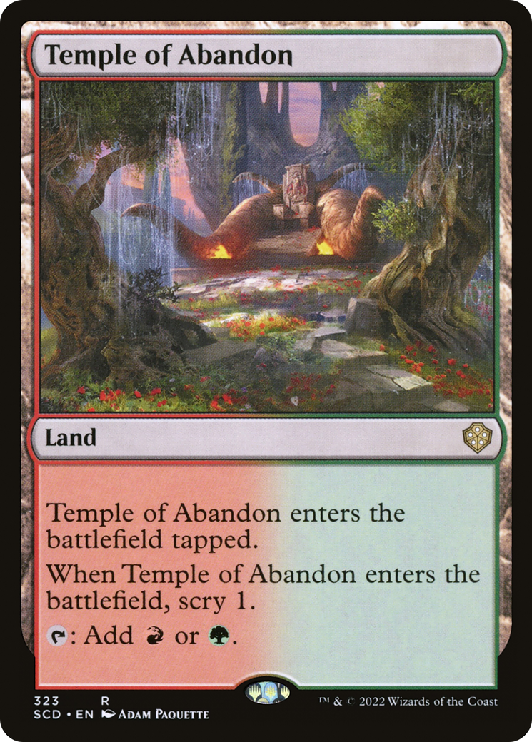 Temple of Abandon [Starter Commander Decks] | North Game Den
