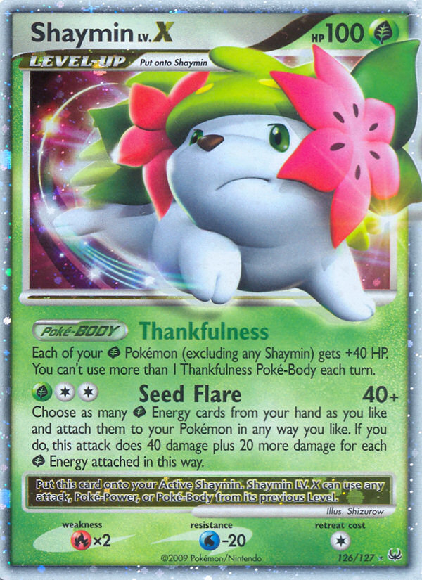 Shaymin LV.X (126/127) [Platinum: Base Set] | North Game Den