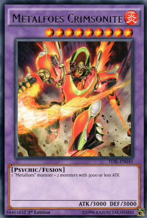 Metalfoes Crimsonite [TDIL-EN045] Rare | North Game Den