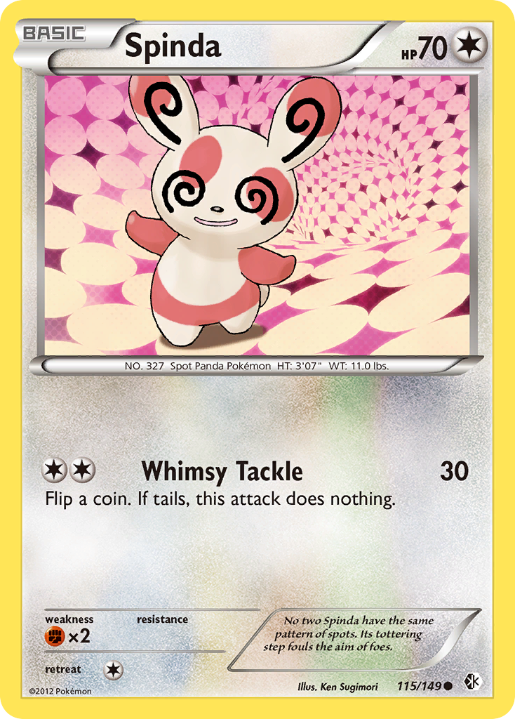 Spinda (115/149) [Black & White: Boundaries Crossed] | North Game Den