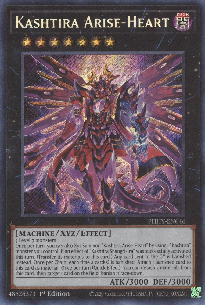 Kashtira Arise-Heart [PHHY-EN046] Secret Rare | North Game Den