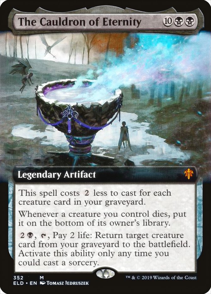 The Cauldron of Eternity (Extended Art) [Throne of Eldraine] | North Game Den