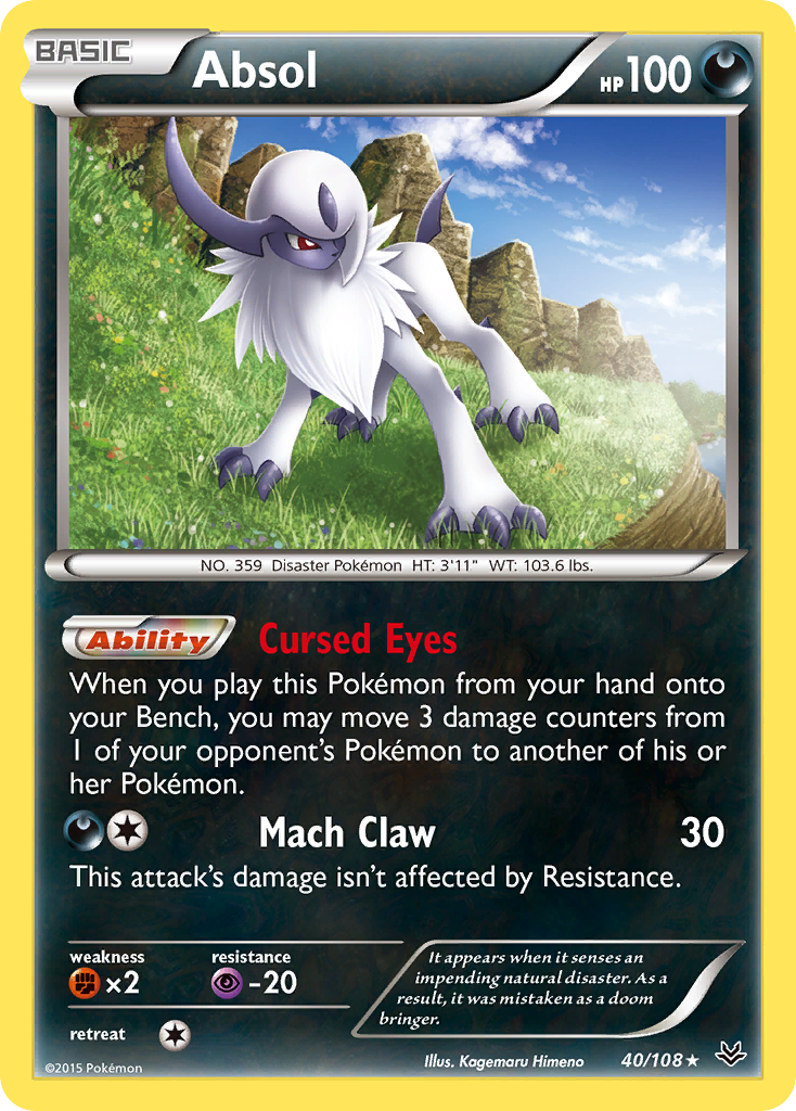 Absol (40/108) [XY: Roaring Skies] | North Game Den