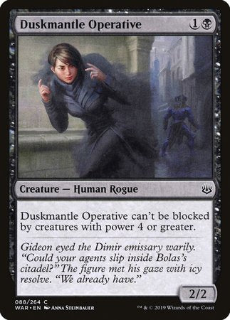 Duskmantle Operative [War of the Spark] | North Game Den