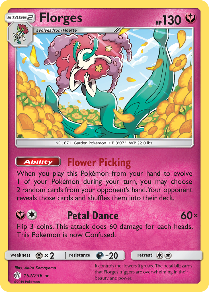 Florges (152/236) [Sun & Moon: Cosmic Eclipse] | North Game Den