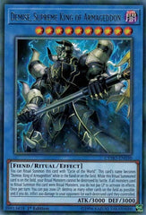 Demise, Supreme King of Armageddon [CYHO-EN030] Rare | North Game Den