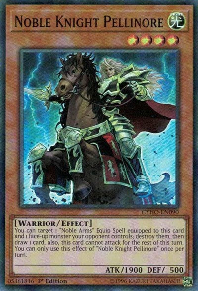 Noble Knight Pellinore [CYHO-EN090] Super Rare | North Game Den