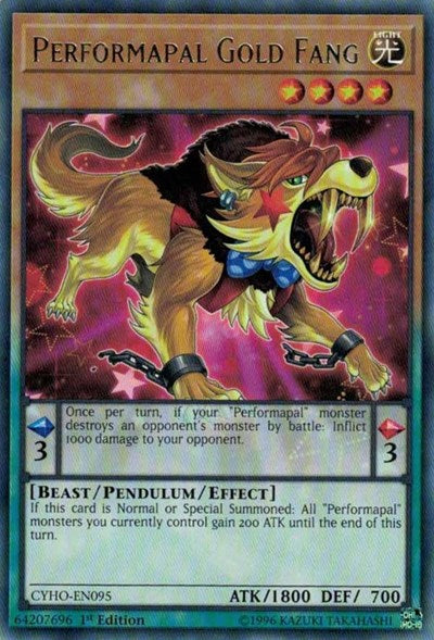Performapal Gold Fang [CYHO-EN095] Rare | North Game Den