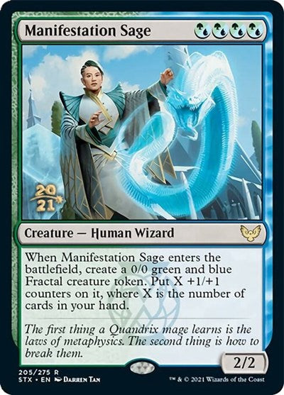 Manifestation Sage [Strixhaven: School of Mages Prerelease Promos] | North Game Den