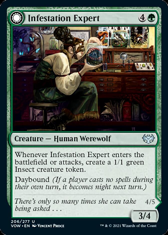 Infestation Expert // Infested Werewolf [Innistrad: Crimson Vow] | North Game Den
