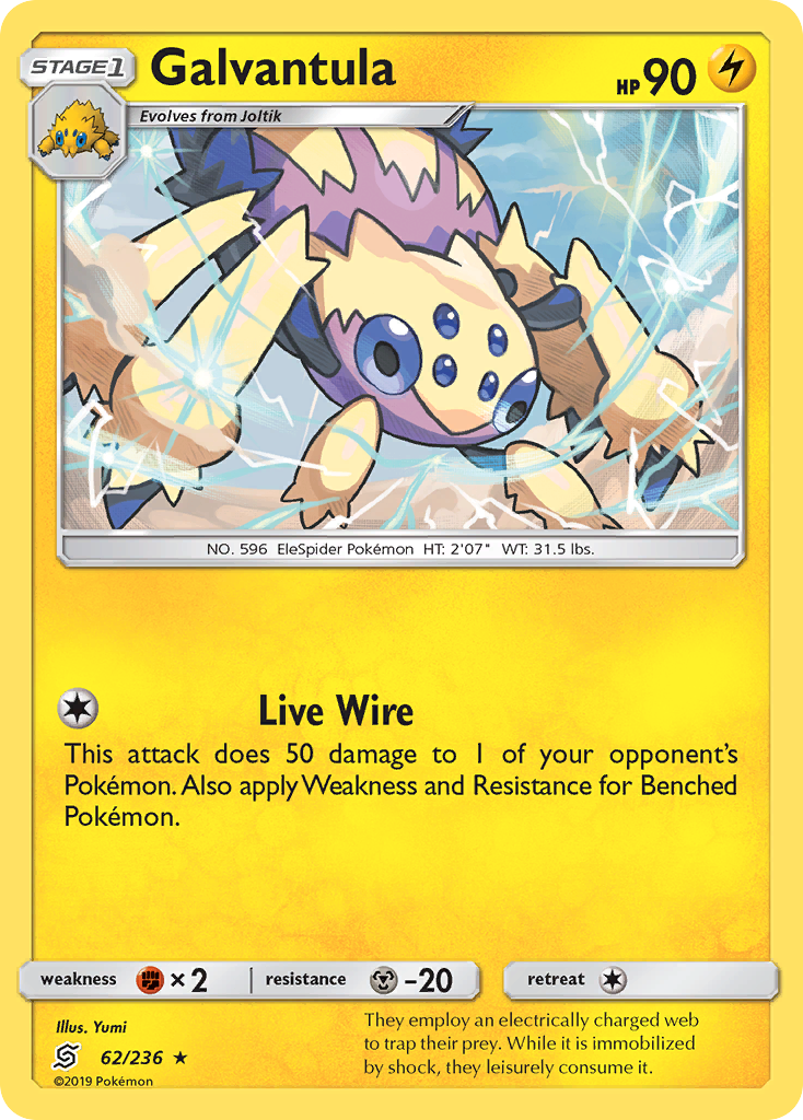 Galvantula (62/236) [Sun & Moon: Unified Minds] | North Game Den