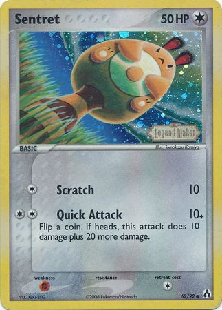 Sentret (62/92) (Stamped) [EX: Legend Maker] | North Game Den