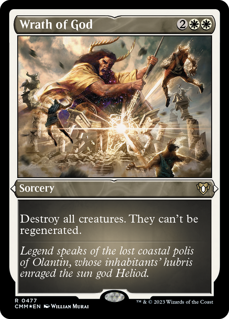 Wrath of God (Foil Etched) [Commander Masters] | North Game Den