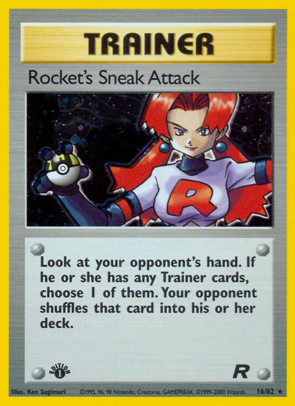 Rocket's Sneak Attack (16/82) [Team Rocket 1st Edition] | North Game Den