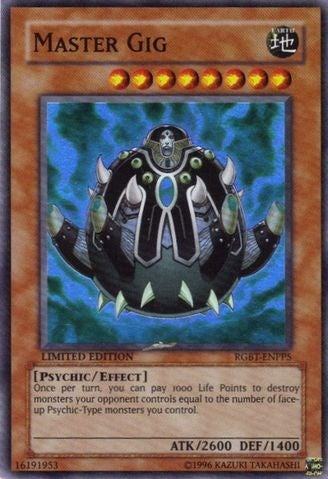 Master Gig [RGBT-ENPP5] Super Rare | North Game Den