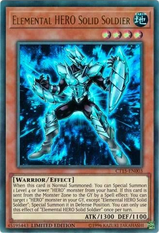 Elemental HERO Solid Soldier [CT15-EN003] Ultra Rare | North Game Den
