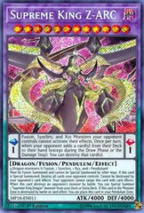 Supreme King Z-ARC [MP18-EN011] Secret Rare | North Game Den