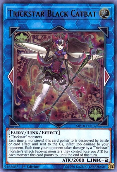 Trickstar Black Catbat [MP18-EN132] Ultra Rare | North Game Den