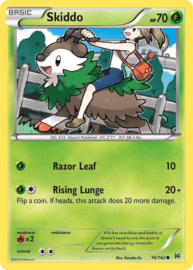 Skiddo (16/162) [XY: BREAKthrough] | North Game Den