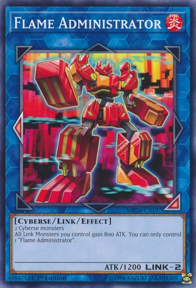 Flame Administrator [MP18-EN197] Common | North Game Den