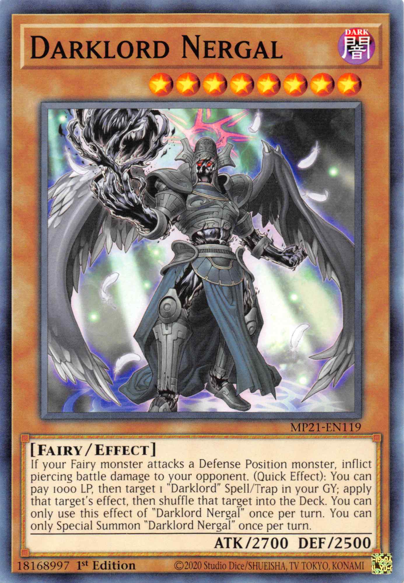 Darklord Nergal [MP21-EN119] Common | North Game Den