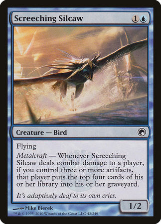 Screeching Silcaw [Scars of Mirrodin] | North Game Den