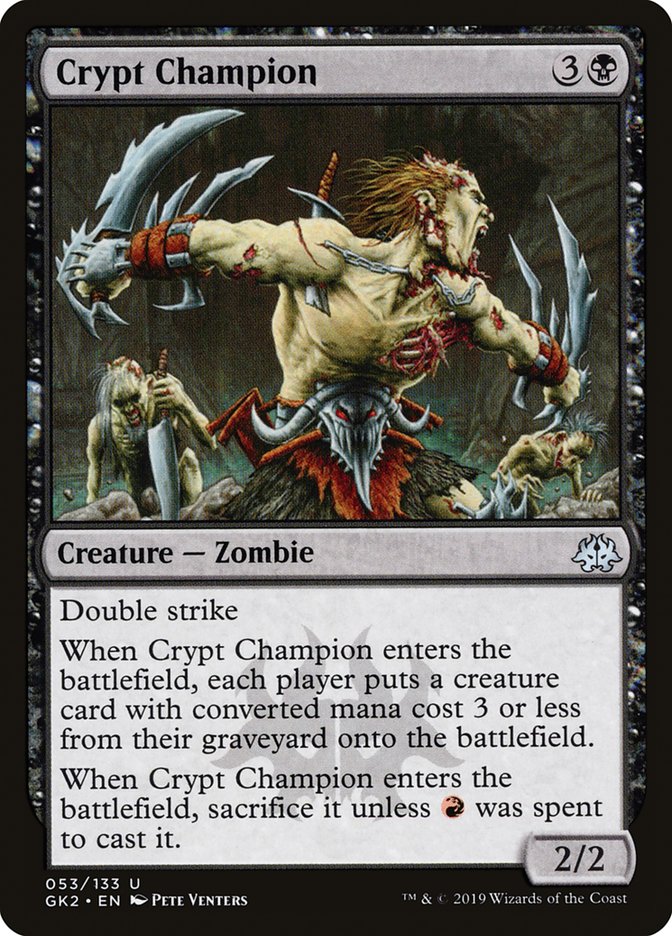 Crypt Champion [Ravnica Allegiance Guild Kit] | North Game Den