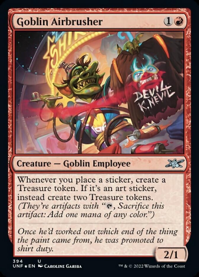 Goblin Airbrusher (Galaxy Foil) [Unfinity] | North Game Den