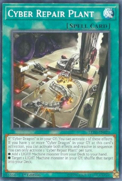 Cyber Repair Plant [LED3-EN021] Common | North Game Den