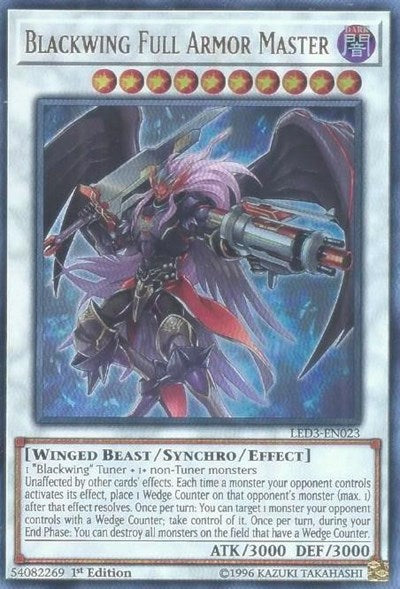 Blackwing Full Armor Master [LED3-EN023] Ultra Rare | North Game Den