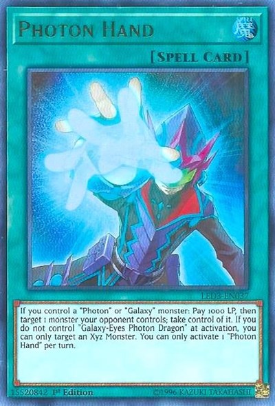 Photon Hand [LED3-EN037] Ultra Rare | North Game Den