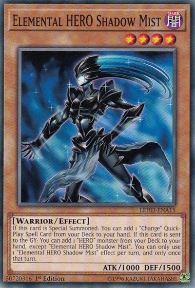 Elemental HERO Shadow Mist [LEHD-ENA15] Common | North Game Den