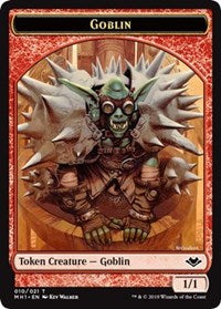 Goblin (010) // Construct (017) Double-sided Token [Modern Horizons Tokens] | North Game Den