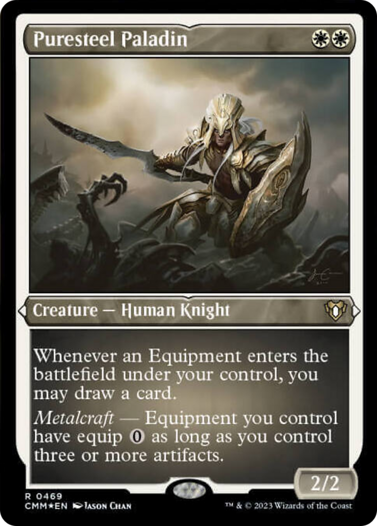 Puresteel Paladin (Foil Etched) [Commander Masters] | North Game Den