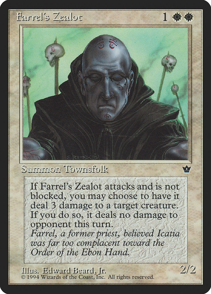 Farrel's Zealot (Edward P. Beard, Jr.) [Fallen Empires] | North Game Den