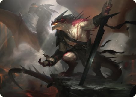 Rivaz of the Claw Art Card [Dominaria United Art Series] | North Game Den