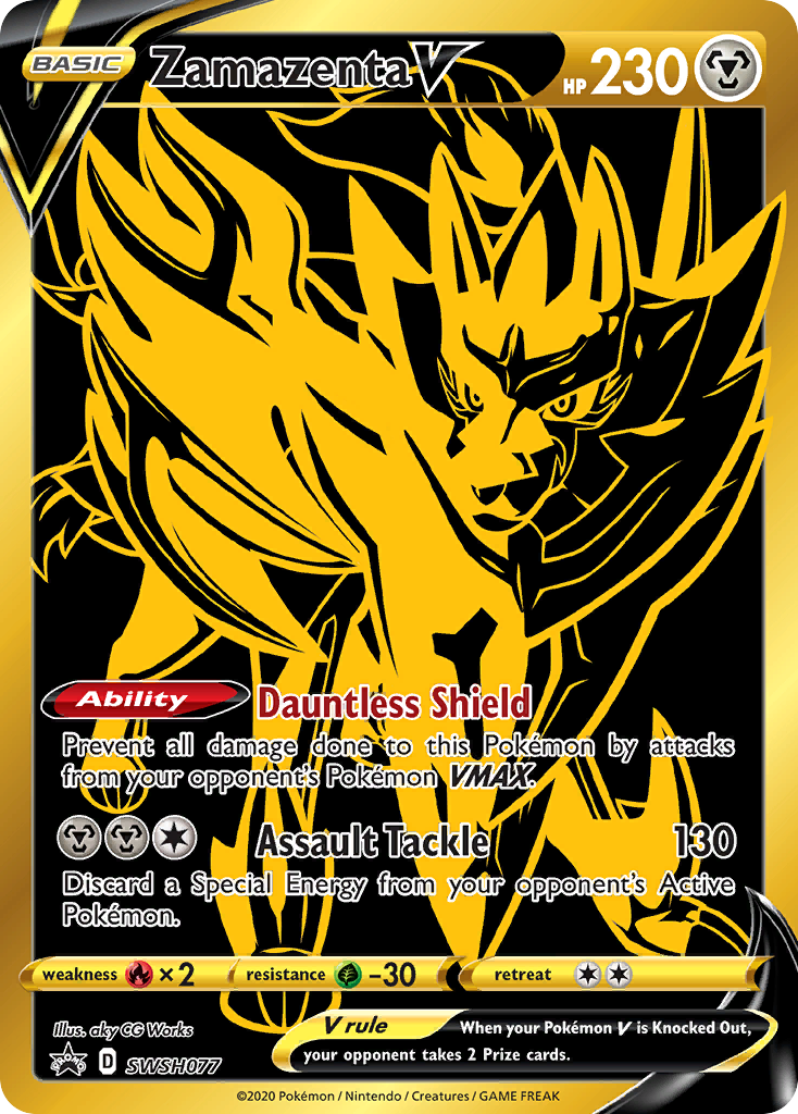 Zamazenta V (SWSH077) [Sword & Shield: Black Star Promos] | North Game Den