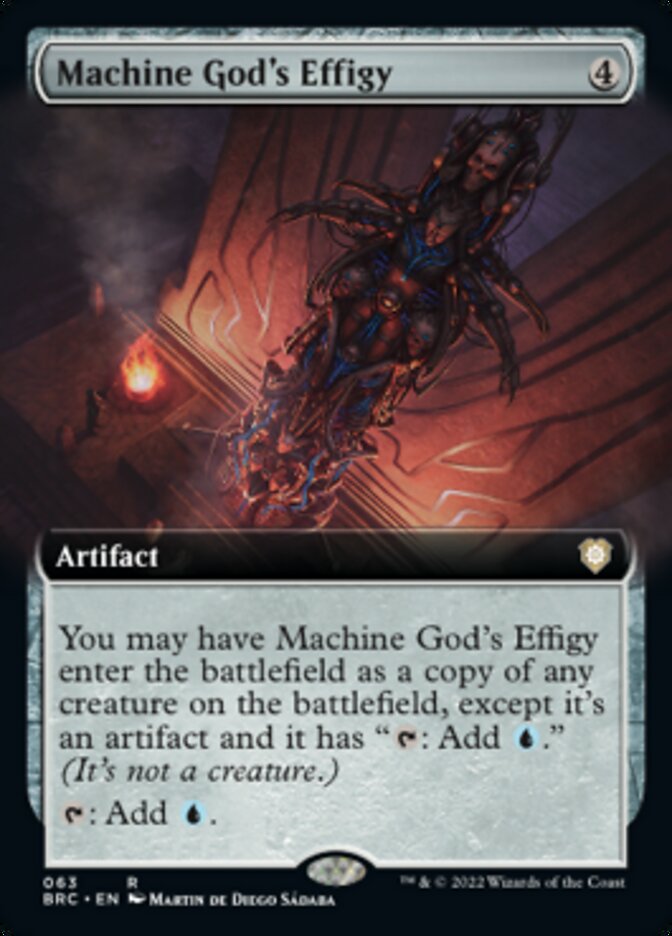 Machine God's Effigy (Extended Art) [The Brothers' War Commander] | North Game Den