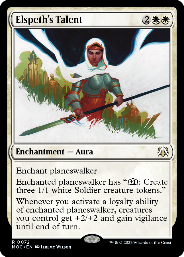 Elspeth's Talent [March of the Machine Commander] | North Game Den