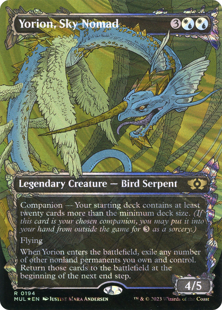 Yorion, Sky Nomad (Halo Foil) [Multiverse Legends] | North Game Den