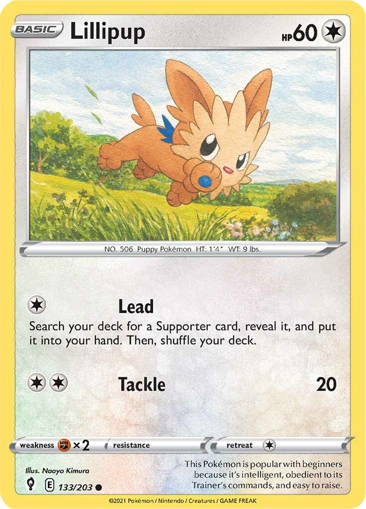 Lillipup (133/203) [Sword & Shield: Evolving Skies] | North Game Den