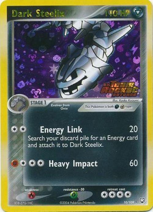 Dark Steelix (10/109) (Stamped) [EX: Team Rocket Returns] | North Game Den