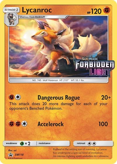 Lycanroc (SM118) (Prerelease Promo) [Sun & Moon: Black Star Promos] | North Game Den